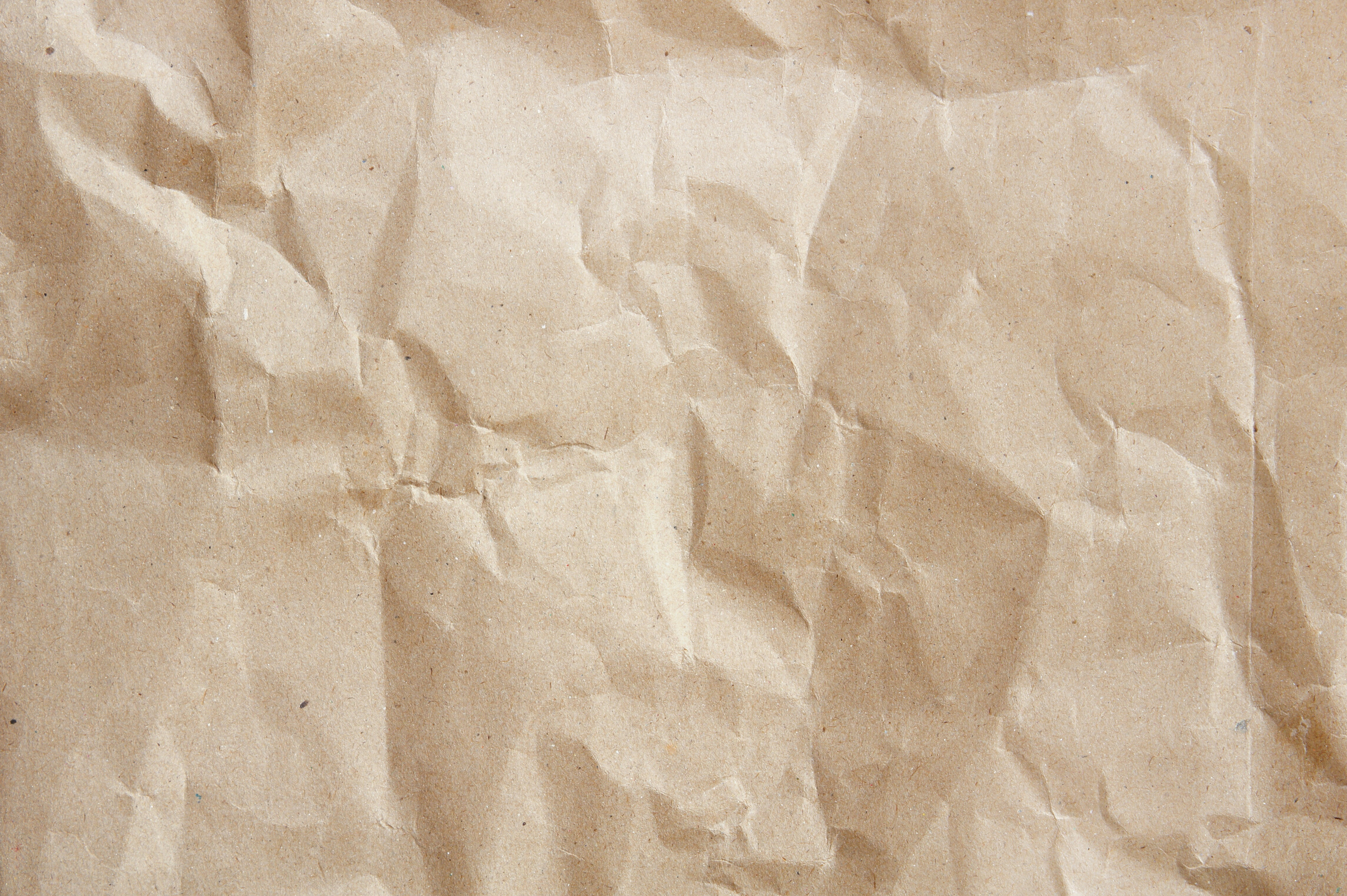 wrinkled brown paper